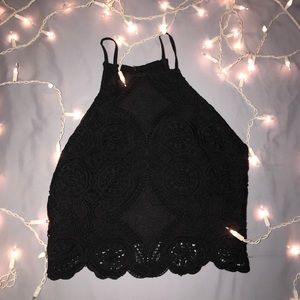 Knit crop top